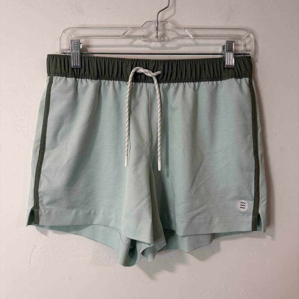 FreeFly Women's Reverb Short Mint Green Blue Small Active Athleisure